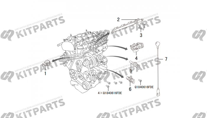 ЭЛЕКТРИЧЕСКИЕ ДАТЧИКИ 1 Haval H6